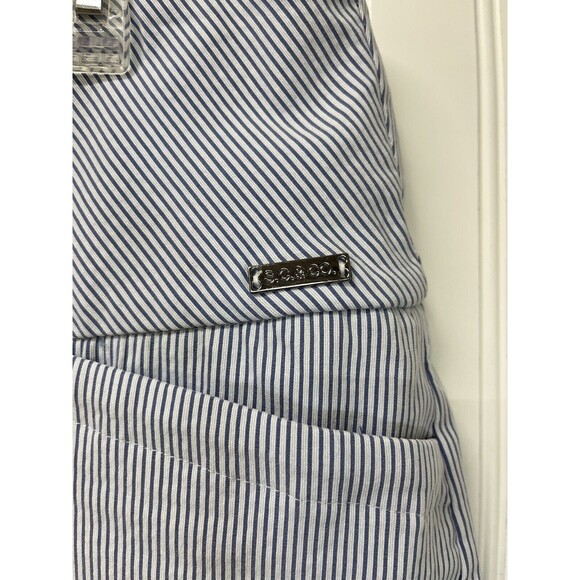 S.C.& CO Womens Skort Blue/white pinstripe.‎ Sz XXL. Golf ,Tennis, Tummy Control - Picture 2 of 7